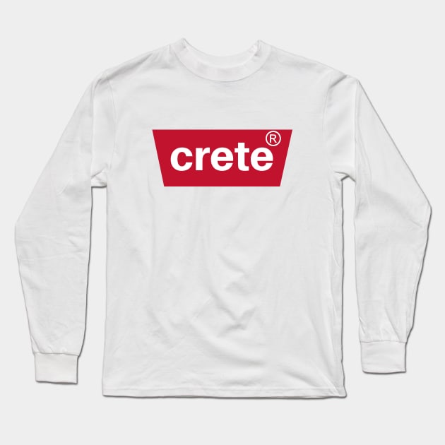 Crete Original Long Sleeve T-Shirt by AllinCrete